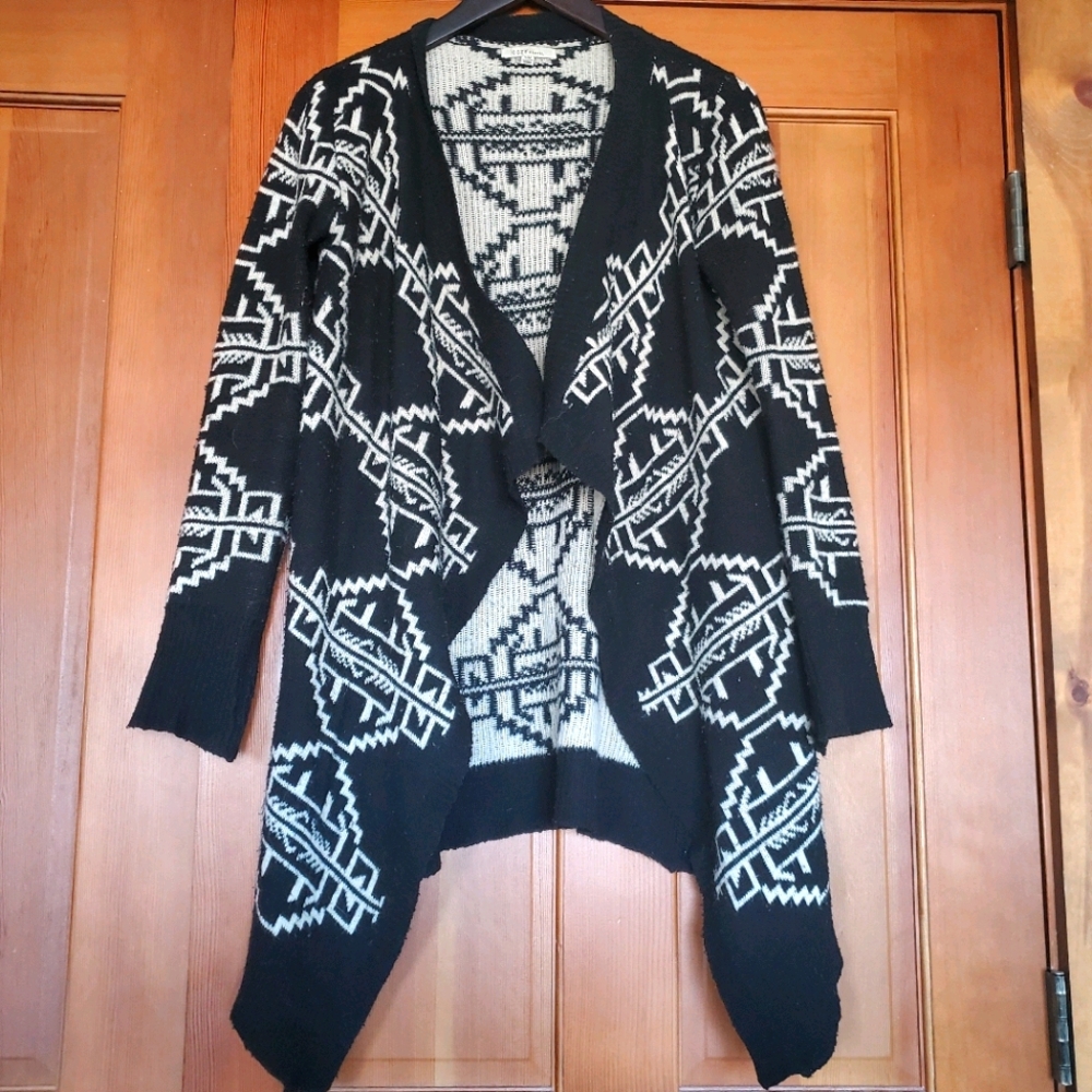 Southwestern Print Drape Cardigan